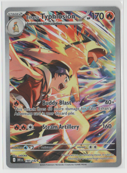 Pokemon TCG Ethan's Typhlosion Destined Rivals Illustration Rare Card 190/182 - Image 1