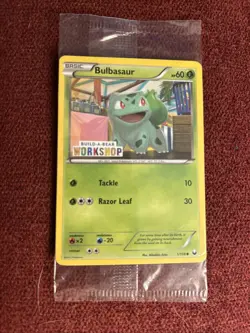 *NEW* Pokemon Bulbasaur 1/108 Build-A-Bear Workshop Stamp Promo Card - SEALED - Image 1