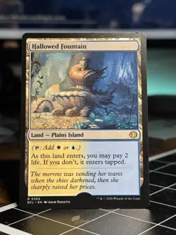 MTG Hallowed Fountain 265 MISPRINT from Lorwyn Eclipsed (ECL) - Image 1