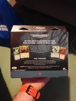 MTG Universes Beyond: Warhammer 40k Tyranid Swarm Commander Deck New in Box - Image 2