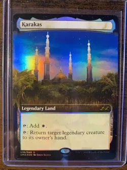 Magic: The Gathering Karakas Legendary Land Ultimate Masters Foil Special - Image 1