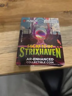 MTG - 1x Secrets of Strixhaven AR-Enhanced Collectible Coin NEW PINFINITY - Image 1