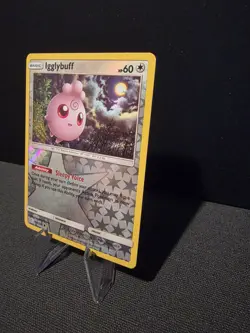 Igglybuff 168/236 Reverse Holo Pokemon 2019 Cosmic Eclipse - NM Pokemon Card - Image 3
