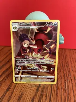 Holo Ariados TG09/TG30 Ultra Rare Brilliant Stars Pokemon TCG Trainer Gallery - Image 1