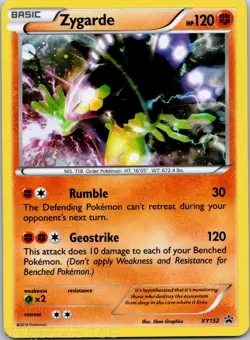 Zygarde XY152 Holo Promo XY Promo Pokemon Holo NM - Image 1