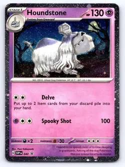 Houndstone 042 Cosmos Holo Promo Scarlet & Violet Promo Pokemon Near Mint - Image 1
