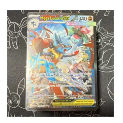 MINT Pokemon TCG Mega Lucario Ex 179/132 ME01 Special Illustration Rare Holo - Image 1