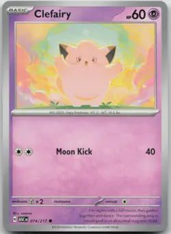 Clefairy 074/217 Common Ascended Heroes Pokemon Near Mint - Image 1