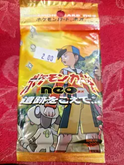 🔥🔥🔥 BAD CONDITION Pokemon Neo Discovery – Crossing The Ruins Booster Pack - Image 1