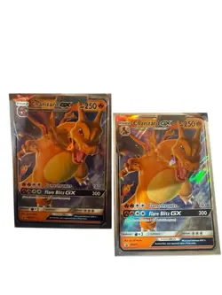 Pokemon Card TCG - 2 Charizard GX SM211 Black Star Promo Sun & Moon Near Mint - Image 1