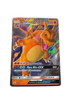 Pokemon Card TCG - 2 Charizard GX SM211 Black Star Promo Sun & Moon Near Mint - Image 4