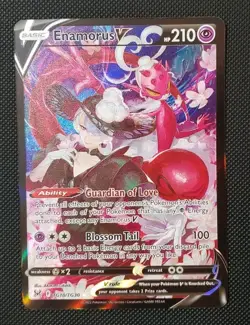 Enamorus V TG18/TG30 SWSH11: Lost Origin Trainer Gallery Ultra Rare Pokemon TCG - Image 1