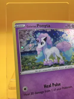 ✨SWSH013 Galarian Ponyta Pokemon TCG Sword & Shield Black Star Promo LP - Image 4