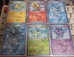 Pokemon Lot Of 6 Plasma Freeze Eeveelutions 48/116 Set Espeon Flareon Jolteon - Image 1