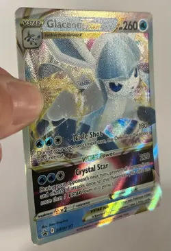 Pokemon TCG Glaceon VSTAR SWSH Black Star Promos SWSH197 Holo Promo LP - Image 2