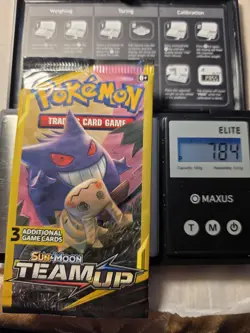 🔥💎 HEAVY Pokemon Team Up Booster Pack 7.82g ⚡ POSSIBLE HOLO 🔥 SEALED 💎🔥 - Image 1