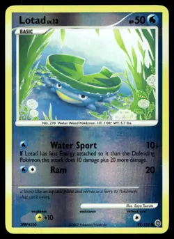 Lotad Secret Wonders Reverse Holo 92/132 Pokemon TCG - Image 1