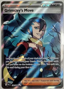 Pokemon Grimsley's Move 120/094 Me02: Phantasmal Flames Ultra Rare NM - Image 1