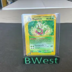 Meganium MP Expedition Base Set Reverse Holo Rare 54 Vintage Pokemon 2002 54/165 - Image 1
