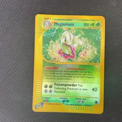 Meganium MP Expedition Base Set Reverse Holo Rare 54 Vintage Pokemon 2002 54/165 - Image 2