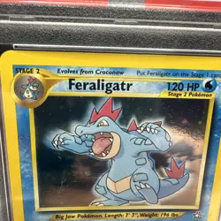 Pokemon Feraligatr Holo Foil 2000 Pokemon Neo Genesis 1st Edition #5 PSA 7 NM - Image 4