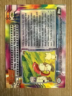 Topps Pokemon The Nefarious Team Rocket #12 Blue Logo Mewtwo Strikes Back DMG - Image 2