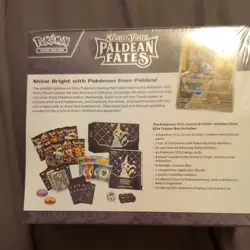 Pokemon TCG Scarlet & Violet Paldean Fates Elite Trainer Box English Mimikyu - Image 2