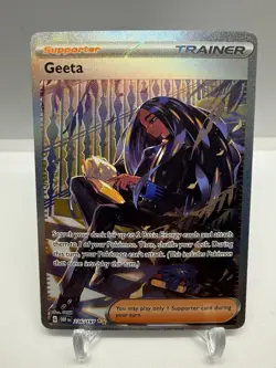 Geeta 226/197 Special Illustration Rare SV03: Obsidian Flames Pokemon TCG NM - Image 1