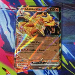🔥Charizard ex 006/165 Sv: Scarlet & Violet 151 Holo Pokemon TCG NM - Image 1