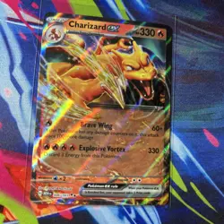 🔥Charizard ex 006/165 Sv: Scarlet & Violet 151 Holo Pokemon TCG NM - Image 3