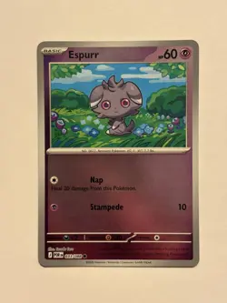 Espurr 033/088 Me03: Perfect Order Reverse Holo Pokemon TCG NM - Image 1