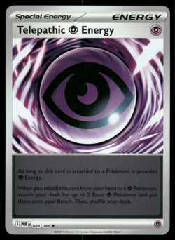 Telepathic Psychic Energy 088/088 Rare Perfect Order Pokemon Reverse Holo NM - Image 1