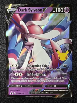 Pokemon Dark Sylveon V Sword & Shield Promo Full Art Holo SWSH134 - Image 1