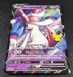 Pokemon Dark Sylveon V Sword & Shield Promo Full Art Holo SWSH134 - Image 2