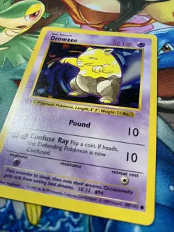 Drowzee 49/102 | 1st Edition Base Set Shadowless, LP | Pokemon TCG 1999 - Image 2
