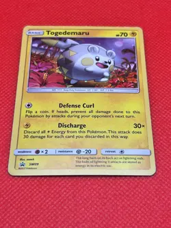 Pokemon Tcg Togedemaru SM09 Cosmos Holo Black Star Promo - Image 2