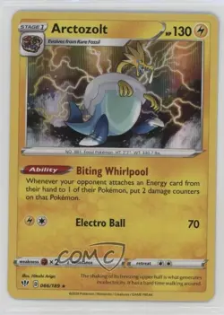 Arctozolt Holo Pokemon Sword & Shield Darkness Ablaze #066 - Image 1