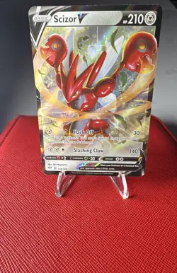 Pokemon Scizor V 118/189 Swsh03: Darkness Ablaze Holo - Image 1