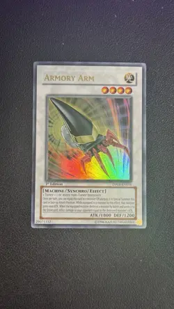 Yugioh Armory Arm DP08-EN016 1st Edition Ultra Rare NM - Image 1