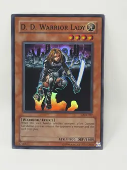 Yugioh - D.D. Warrior Lady DCR-027 1st Edition - Image 1