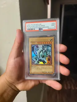 Blue Eyes White Dragon LOB-001 The Legend of Blue Eyes Unlimite 2002 Unlimited - Image 1