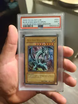 Blue Eyes White Dragon LOB-001 The Legend of Blue Eyes Unlimite 2002 Unlimited - Image 2