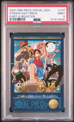 [PSA9] ya37 Psa9 One Piece Carddass Visual Adventure Kira Card Part 4 No.137 Str - Image 2