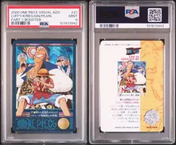 [PSA9] ya37 Psa9 One Piece Carddass Visual Adventure Kira Card Part 1 No. 21 Luf - Image 1