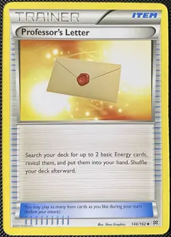 Professor's Letter 146/162 Breakthrough Regular - Pokemon Card - Image 1