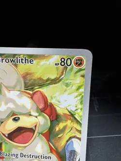 Hisuian Growlithe Holo Illustration Rare Card 181/167 Sv06: Twilight Masquerade - Image 3
