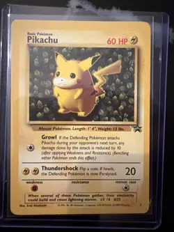 Auth Pokemon Card Pikachu 60HP Lv.16 #25 Glossy Promo English from Japan - Image 2