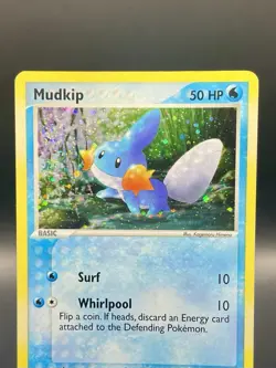 Mudkip 018 *SWIRL* EX Deck Tin (2004) Nintendo Black Star Promo Pokemon Card LP - Image 4