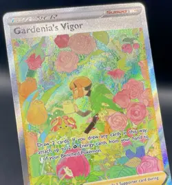 Gardenia's Vigor GG61/GG70 Crown Zenith Galarian Gallery Trainer Pokemon Card NM - Image 3