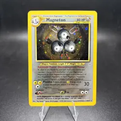 Magneton - 10/64 - Pokemon Neo Revelation Unlimited Holo Rare Card WOTC LP -j - Image 1